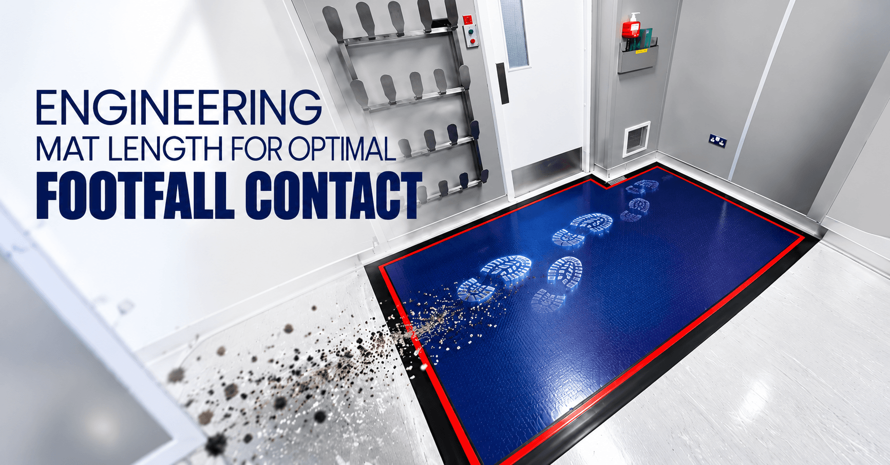 Where to Place Contamination Control Matting: Entryway and Airlock Optimisation by Walk-Off Length